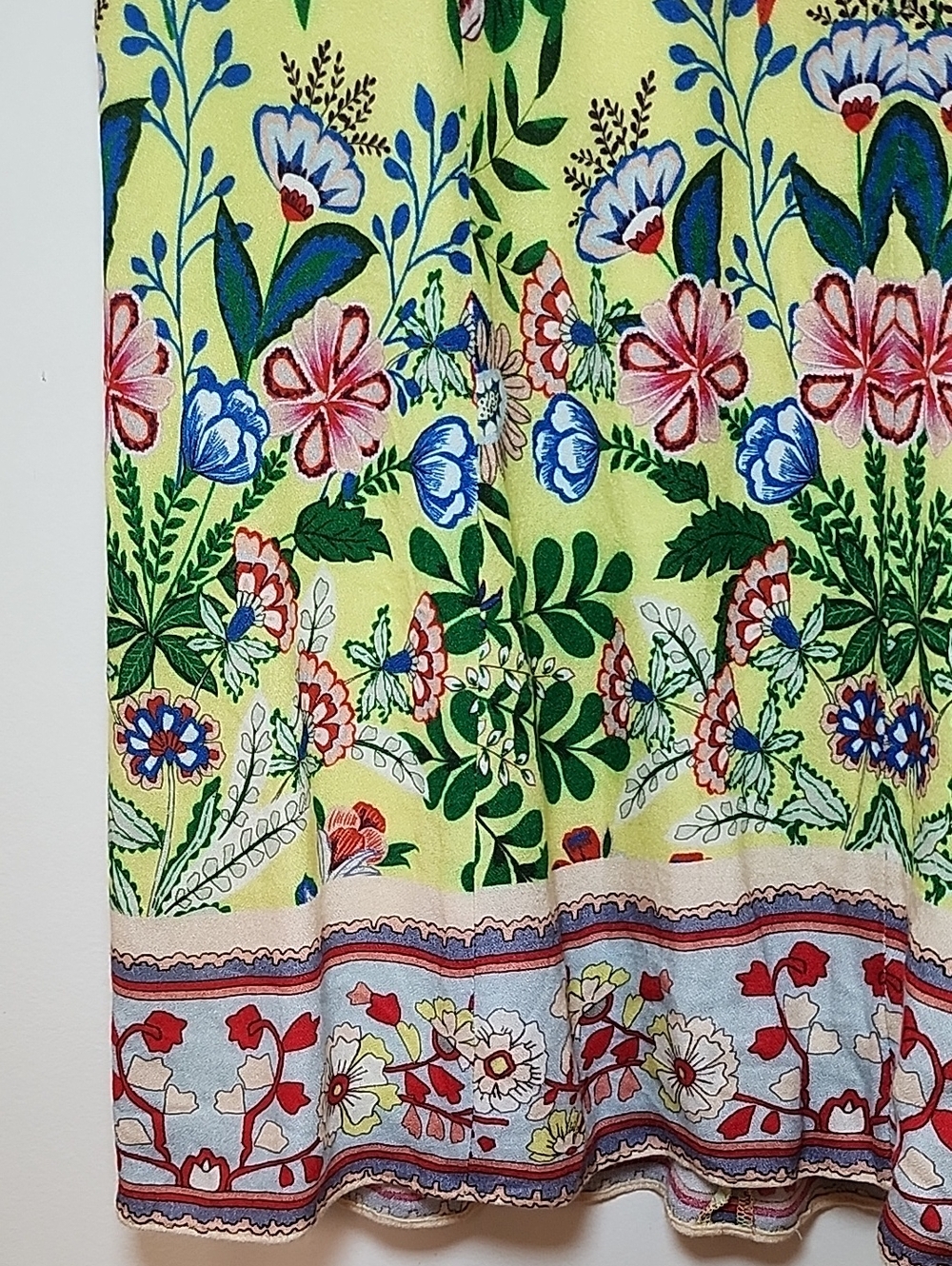 ALICE + OLIVIA Hadley Floral Mini Dress Women's Half Button V-neck Sz 4 - Picture 15 of 16